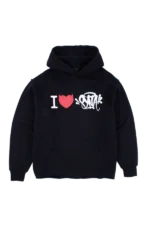 I HEART SYNA HOODY – BLACK