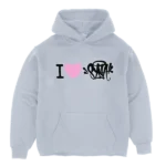 I HEART SYNA HOODY – GREY