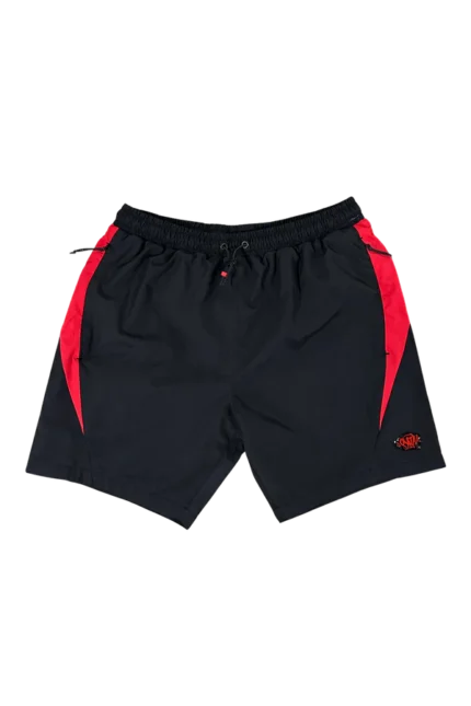 VORTEX WOVEN SHORT – BLACK/RED