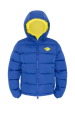 SYNA DOUBLE PUFFER JACKET NAVY / YELLOW