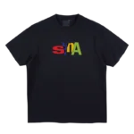 POSITIVE FEEDBACK PRINTED TEE – BLACK/MULTI