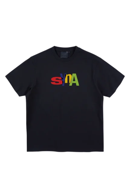 POSITIVE FEEDBACK PRINTED TEE – BLACK/MULTI