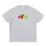 POSITIVE FEEDBACK PRINTED TEE – WHITE/MULTI